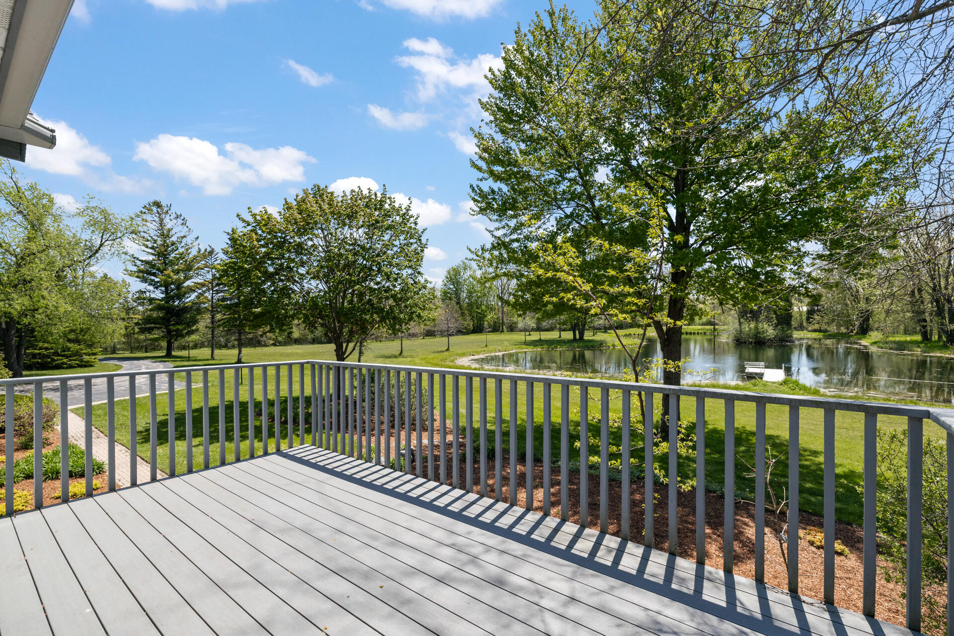 1041 Horns Corners Road Cedarburg, WI 53012 - Photo 32 of 53 Composite deck off kitchen