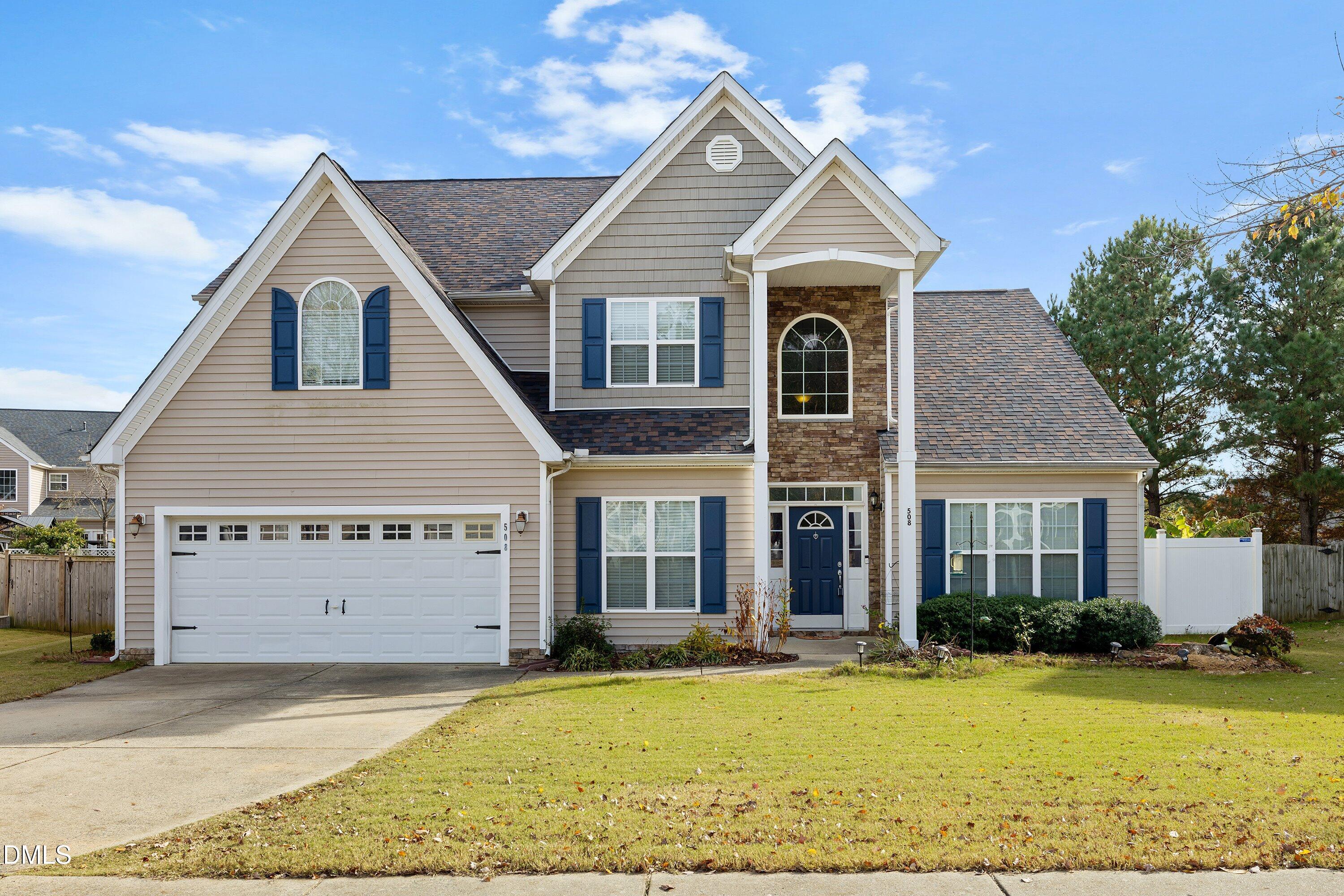 508 Arbor Crest Road Holly Springs, NC 27540 - Photo 1 of 45 front view of a house with a yard