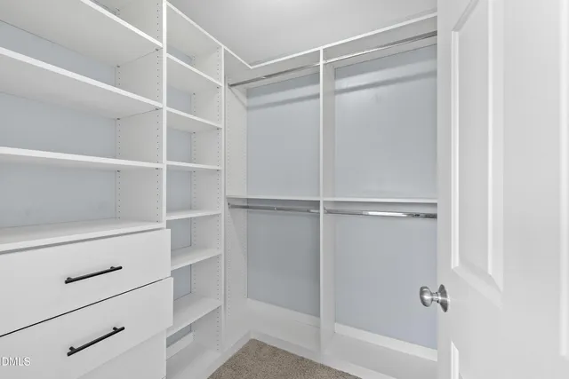 a view of walk in closet
