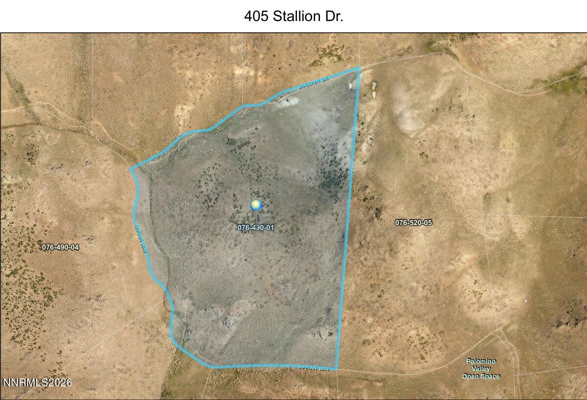 405 Stallion Drive Reno, NV 89510 - Photo 26 of 26 Assessor Map