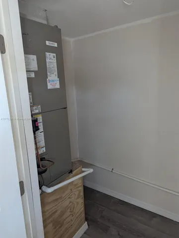 a room with storage and utility