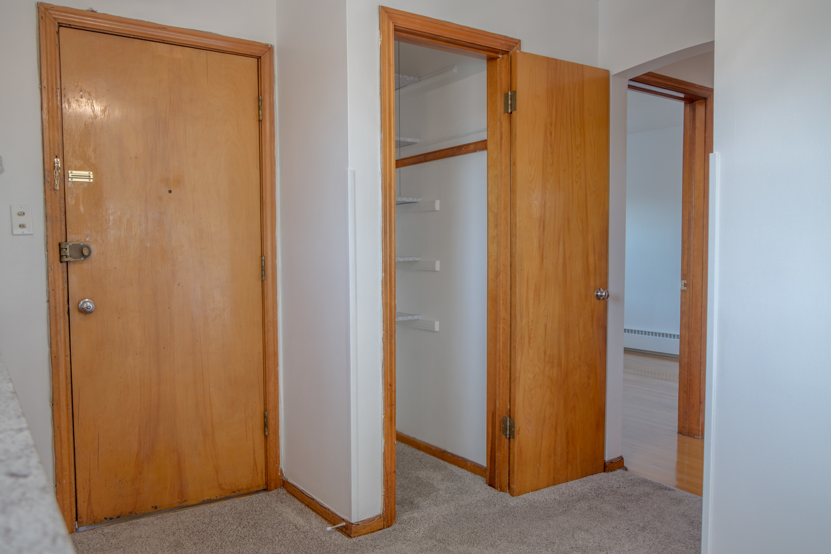 5520 South Pulaski Road, Unit 2 Chicago, IL 60629 - Photo 18 of 44 a bathroom with a glass door
