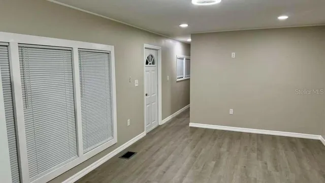 a view of empty room