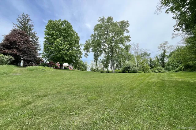a view of field with trees
