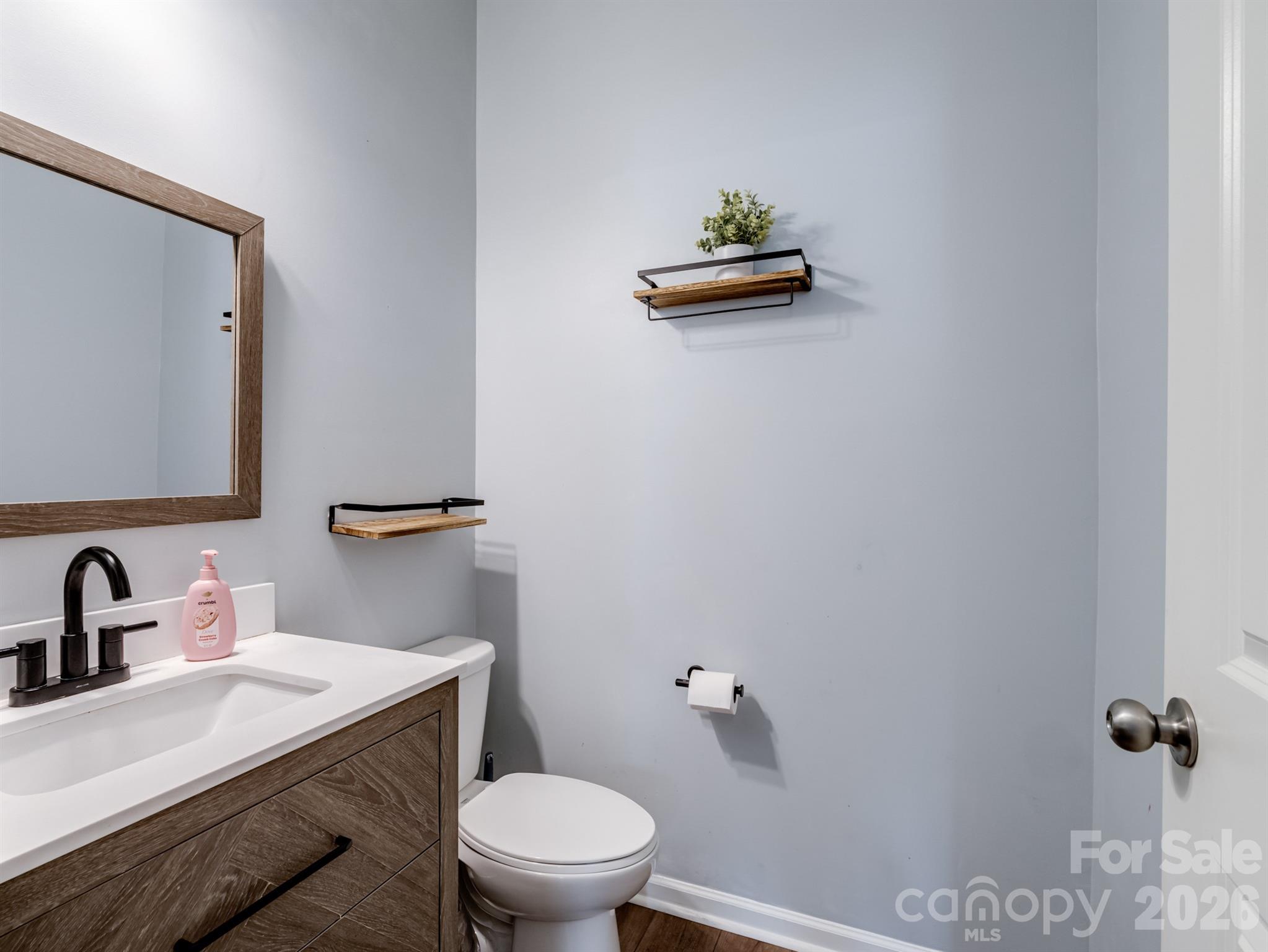 629 Gants Road York, SC 29745 - Photo 13 of 27 a bathroom with a sink a toilet and a mirror