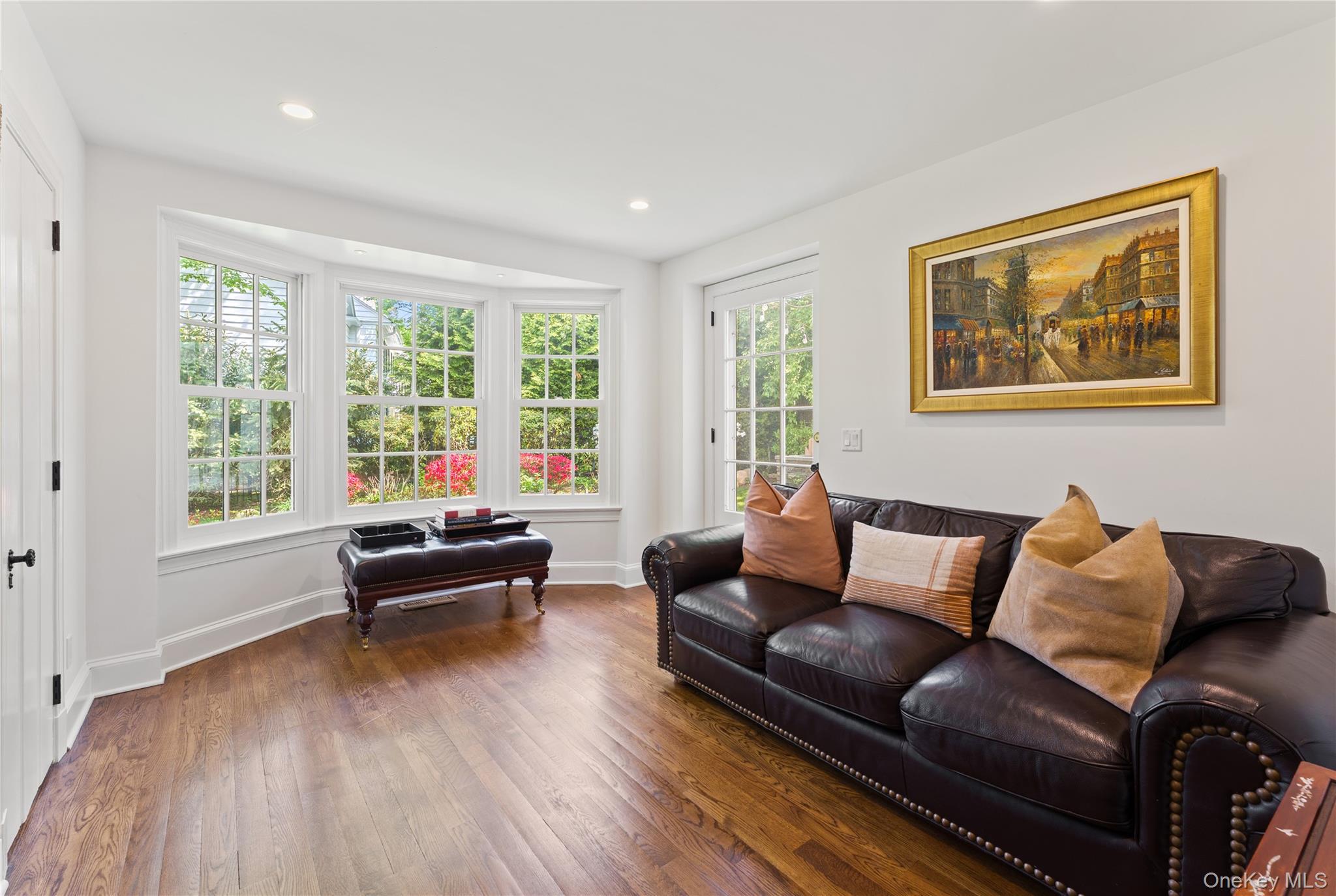 5 Harcourt Road Scarsdale, NY 10583 - Photo 11 of 44 Den/library with door to backyard