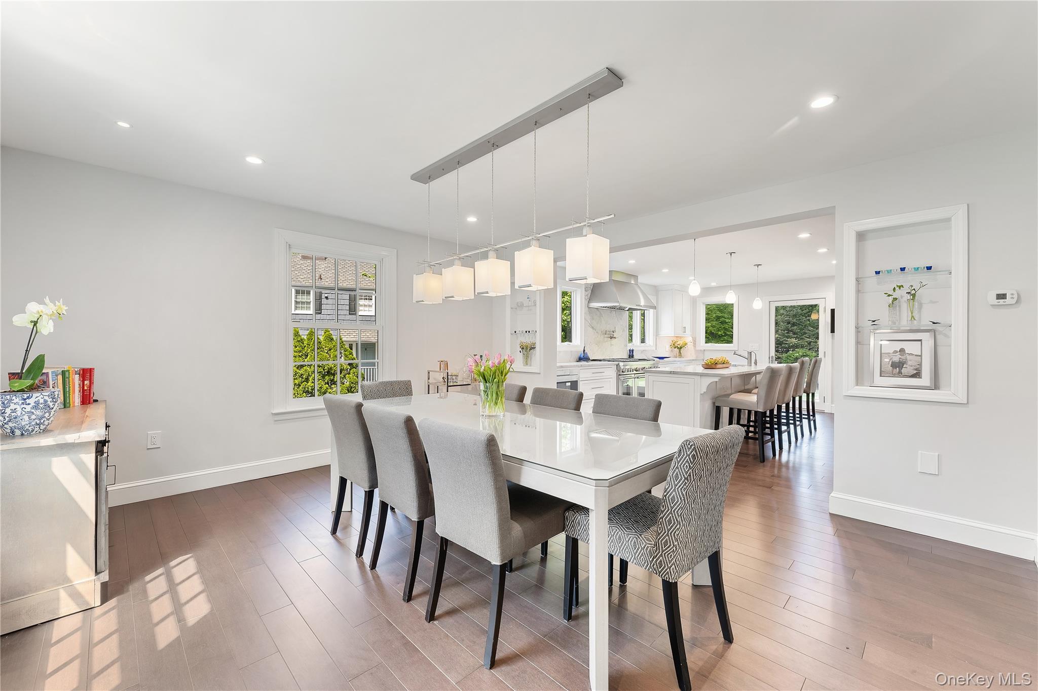 5 Harcourt Road Scarsdale, NY 10583 - Photo 6 of 44 View of dining area into kitchen ideal for entertaining