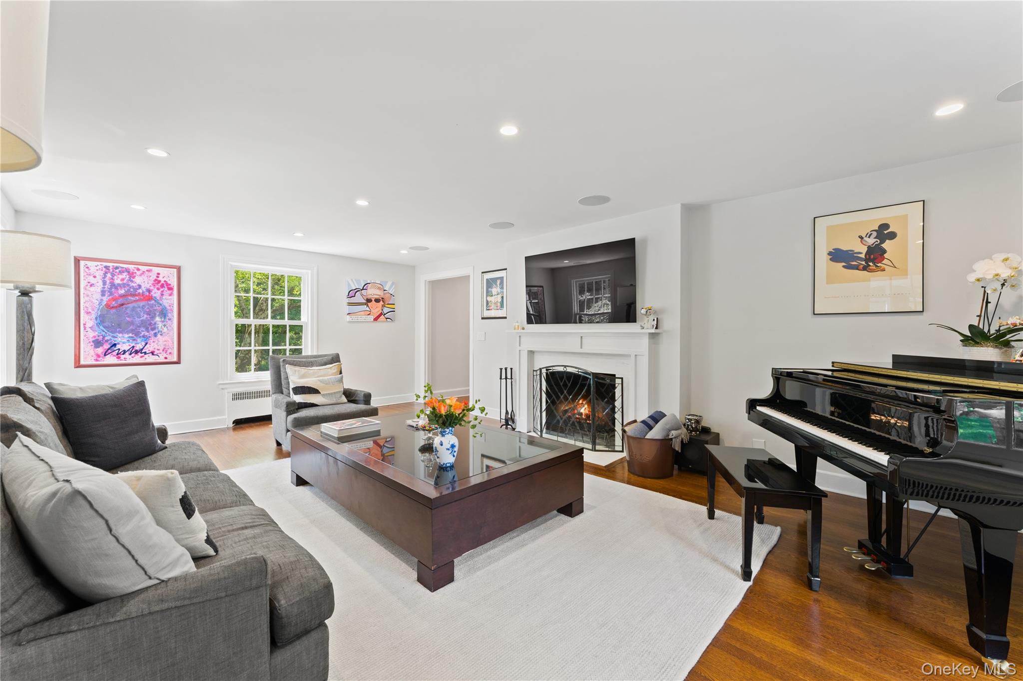 5 Harcourt Road Scarsdale, NY 10583 - Photo 7 of 44 Family room with wood burning fireplace
