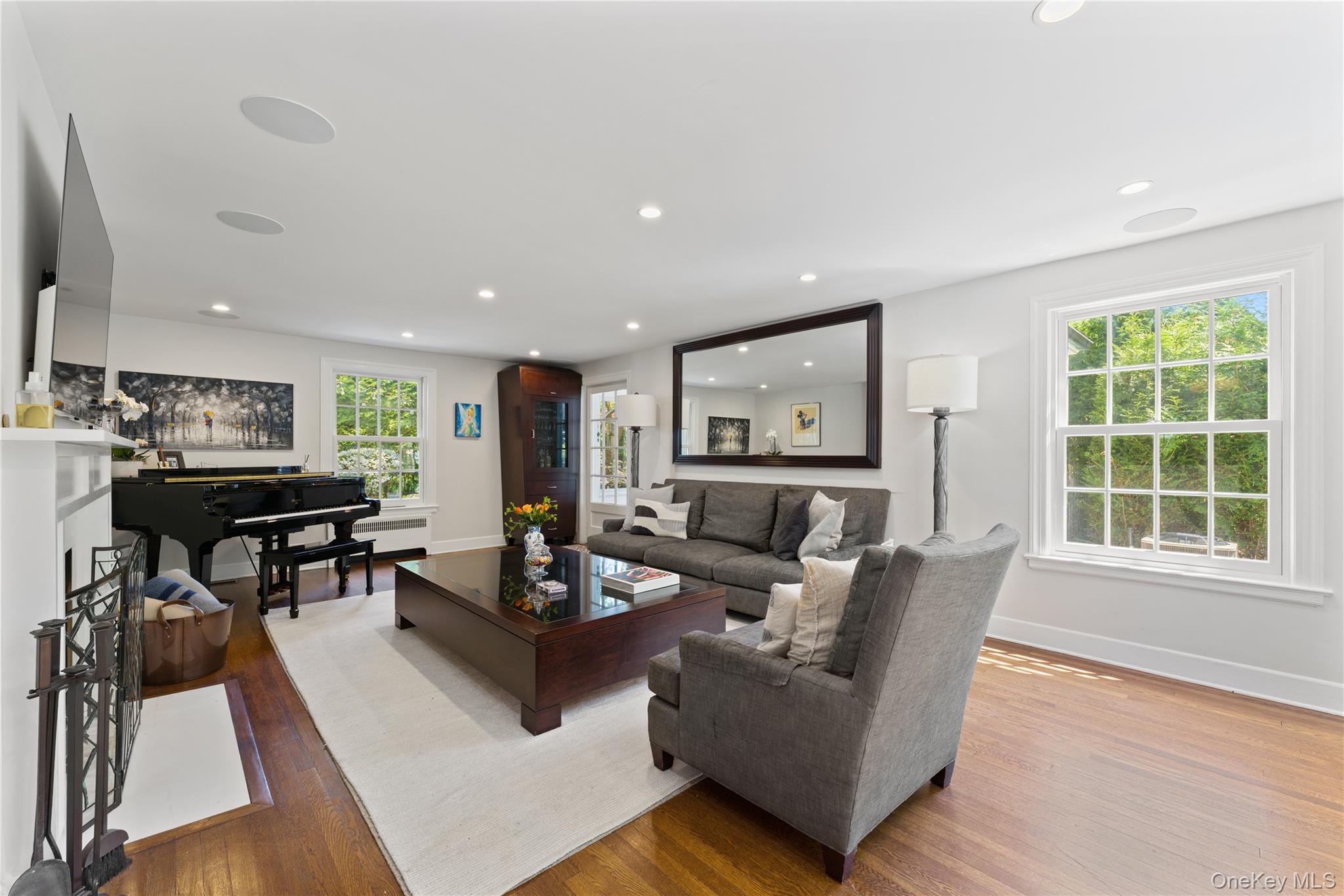 5 Harcourt Road Scarsdale, NY 10583 - Photo 8 of 44 View of living room into sun room