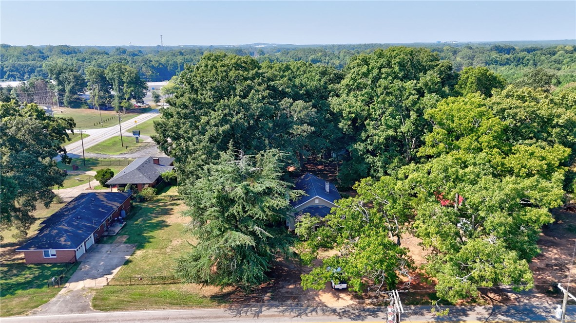 403 Lewis Street Anderson, SC 29624 - Photo 27 of 35 Lush mature trees surround this residential property nestled near suburban roadways.