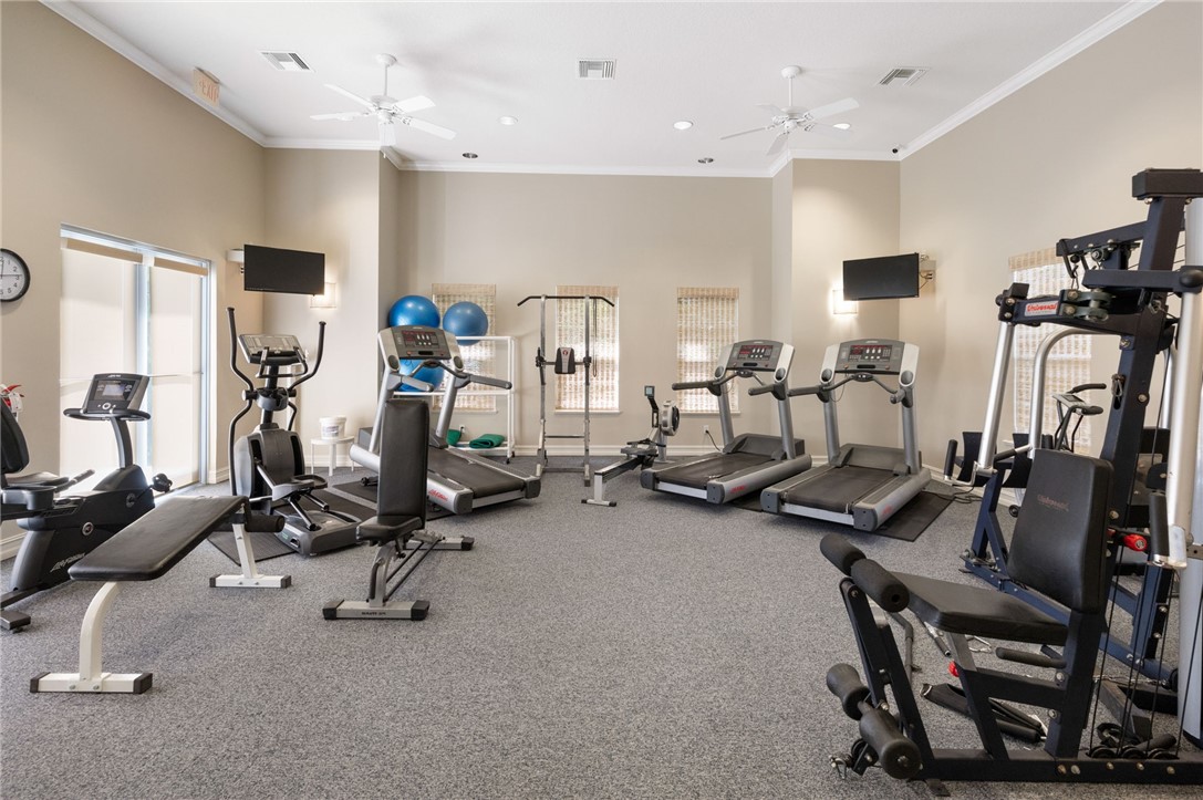 1101 River Wind Circle Vero Beach, FL 32967 - Photo 34 of 36 a view of a room with gym equipment