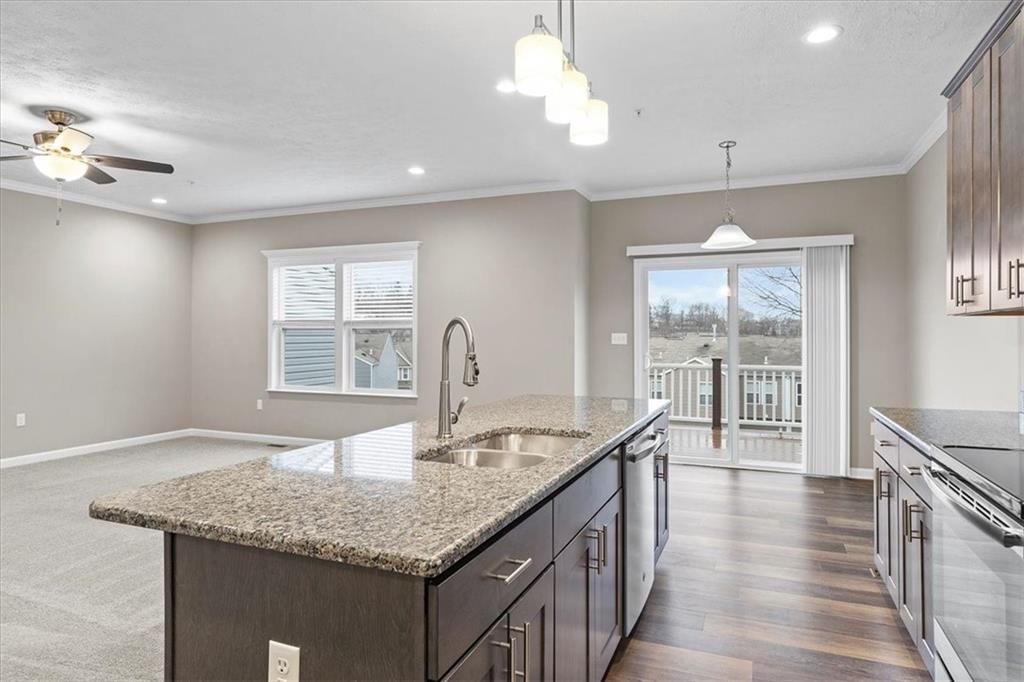 149 Lockheed Drive Coraopolis, PA 15108 - Photo 14 of 48 a kitchen with counter top space and windows