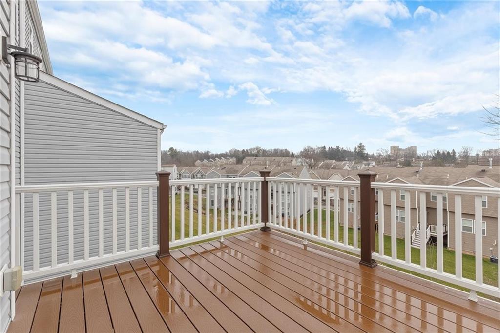 149 Lockheed Drive Coraopolis, PA 15108 - Photo 41 of 48 a view of wooden balcony with wooden floor
