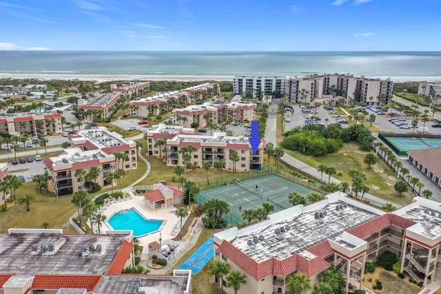 a view of wooden door