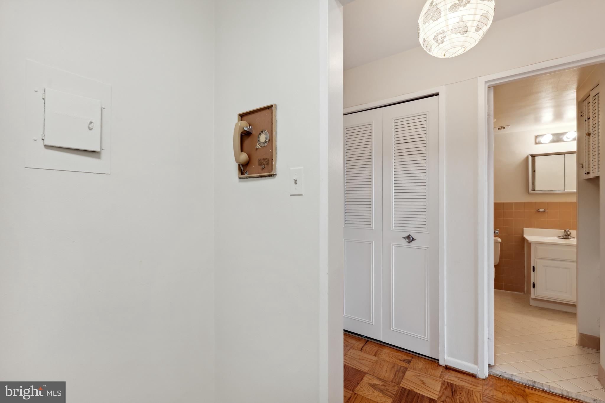 2939 Van Ness Street Northwest, Unit 1243 Washington, DC 20008 - Photo 20 of 33 a view of a hallway with elevator