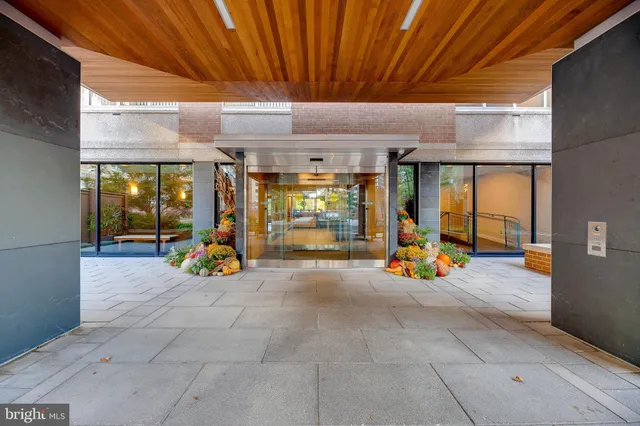 a view of street with an apartment