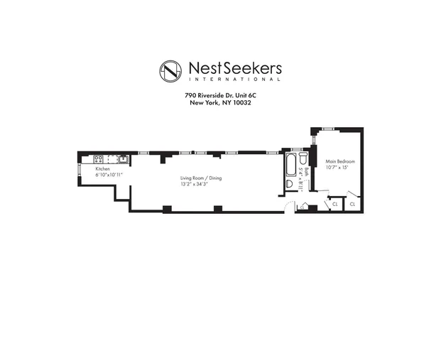 $549,000 | 790 Riverside Drive, Unit 6C | Washington Heights