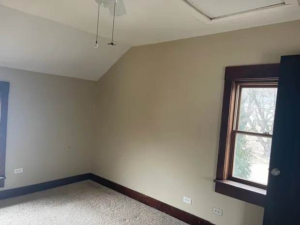 a small space with a window