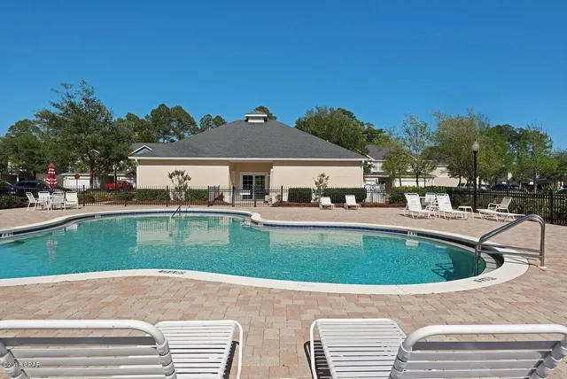a view of outdoor space yard and swimming pool