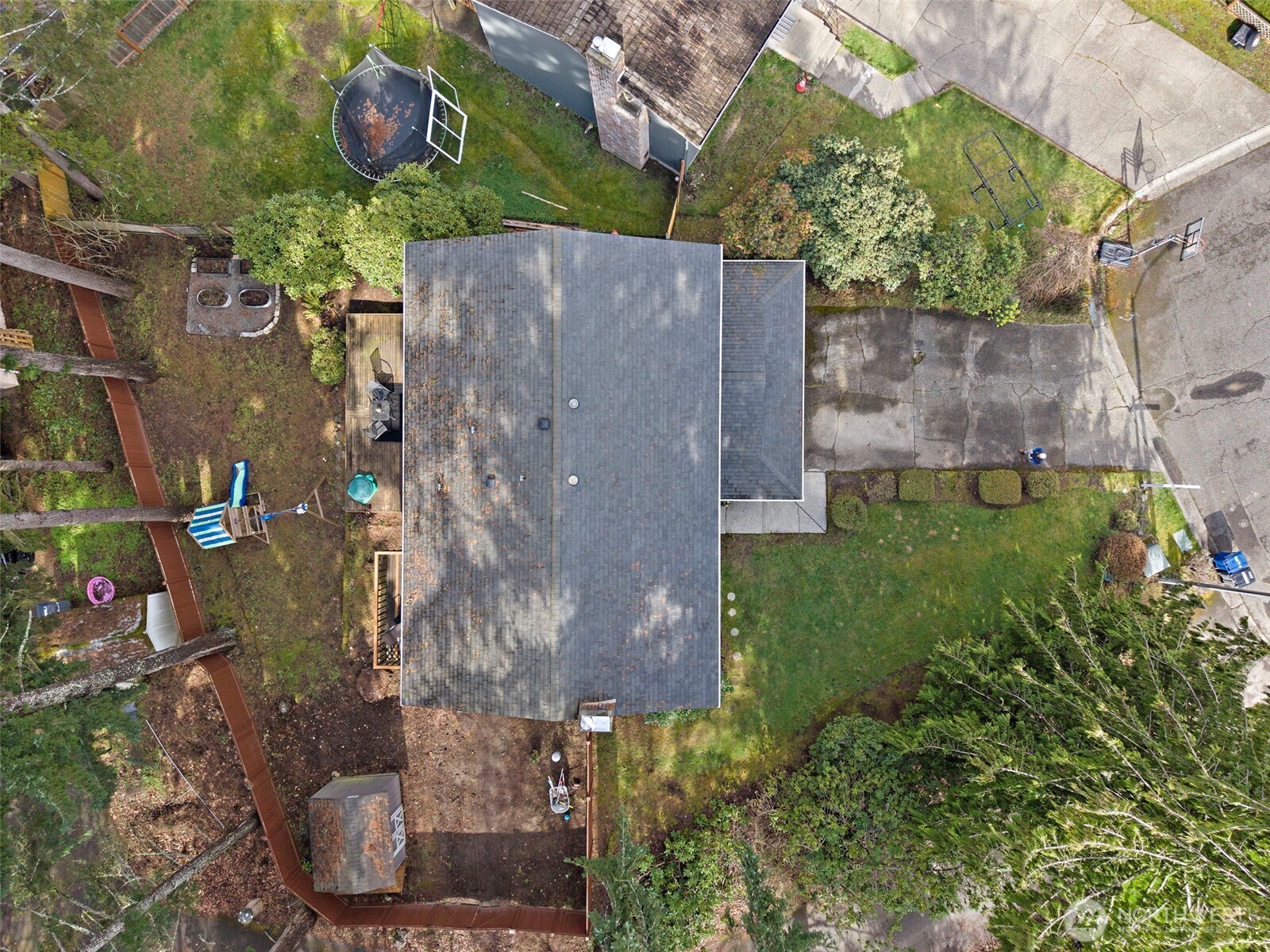 927 217th Street Southwest Bothell, WA 98021 - Photo 32 of 33 an aerial view of a house with a yard