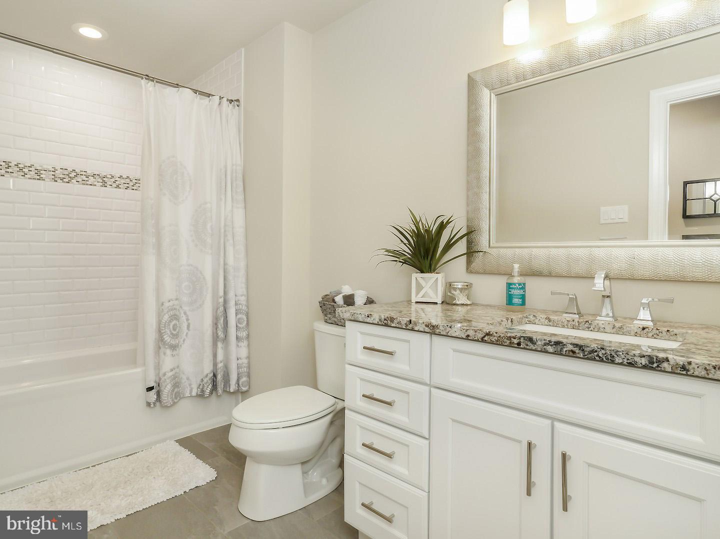 2434 Street Road Warrington, PA 18976 - Photo 18 of 23 Hall Bath w/ tile floor and tub surround