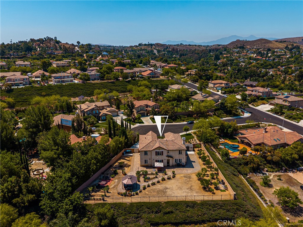 12652 Twin Peak Court Riverside, CA 92503 - Photo 48 of 55 an aerial view of residential houses with city view