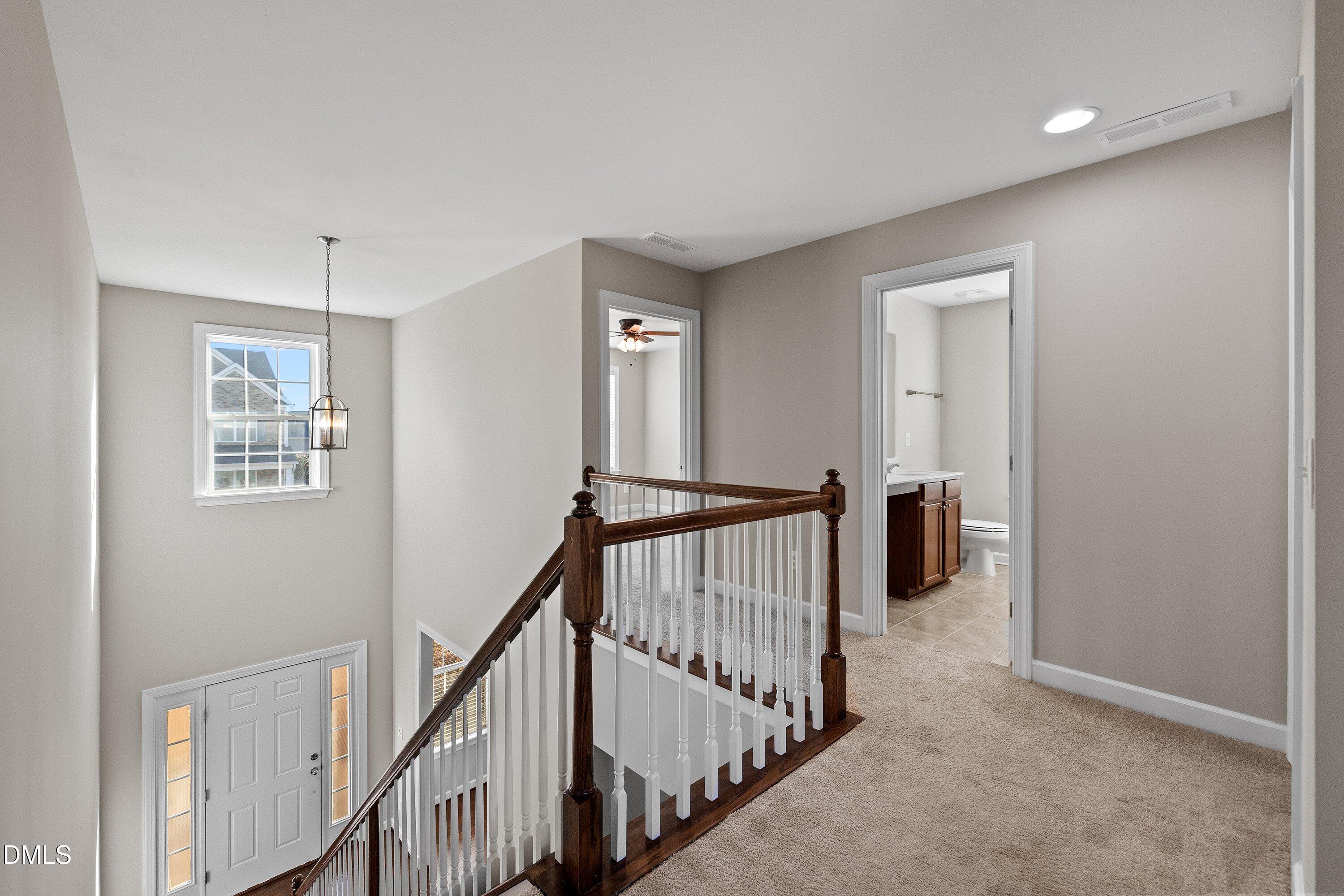 721 Maple Brook Road Fuquay-Varina, NC 27526 - Photo 22 of 59 Beautiful view of foyer at top of stairs.