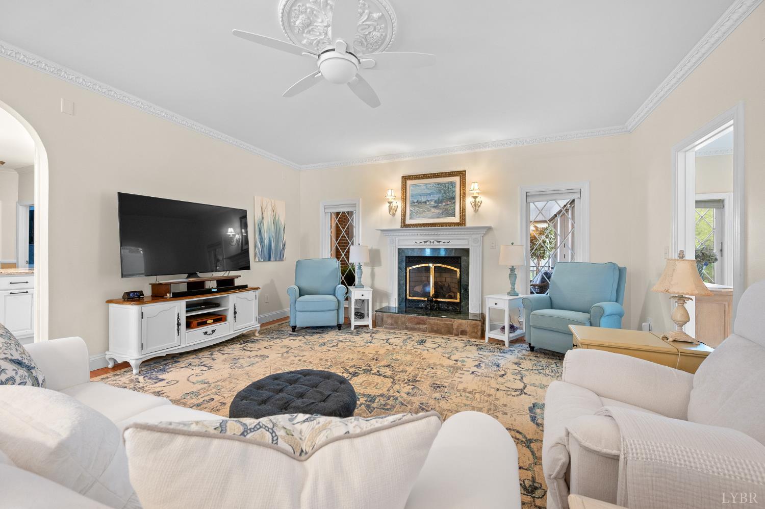 200 North Branch Road Bedford, VA 24523 - Photo 5 of 52 a living room with furniture and a flat screen tv