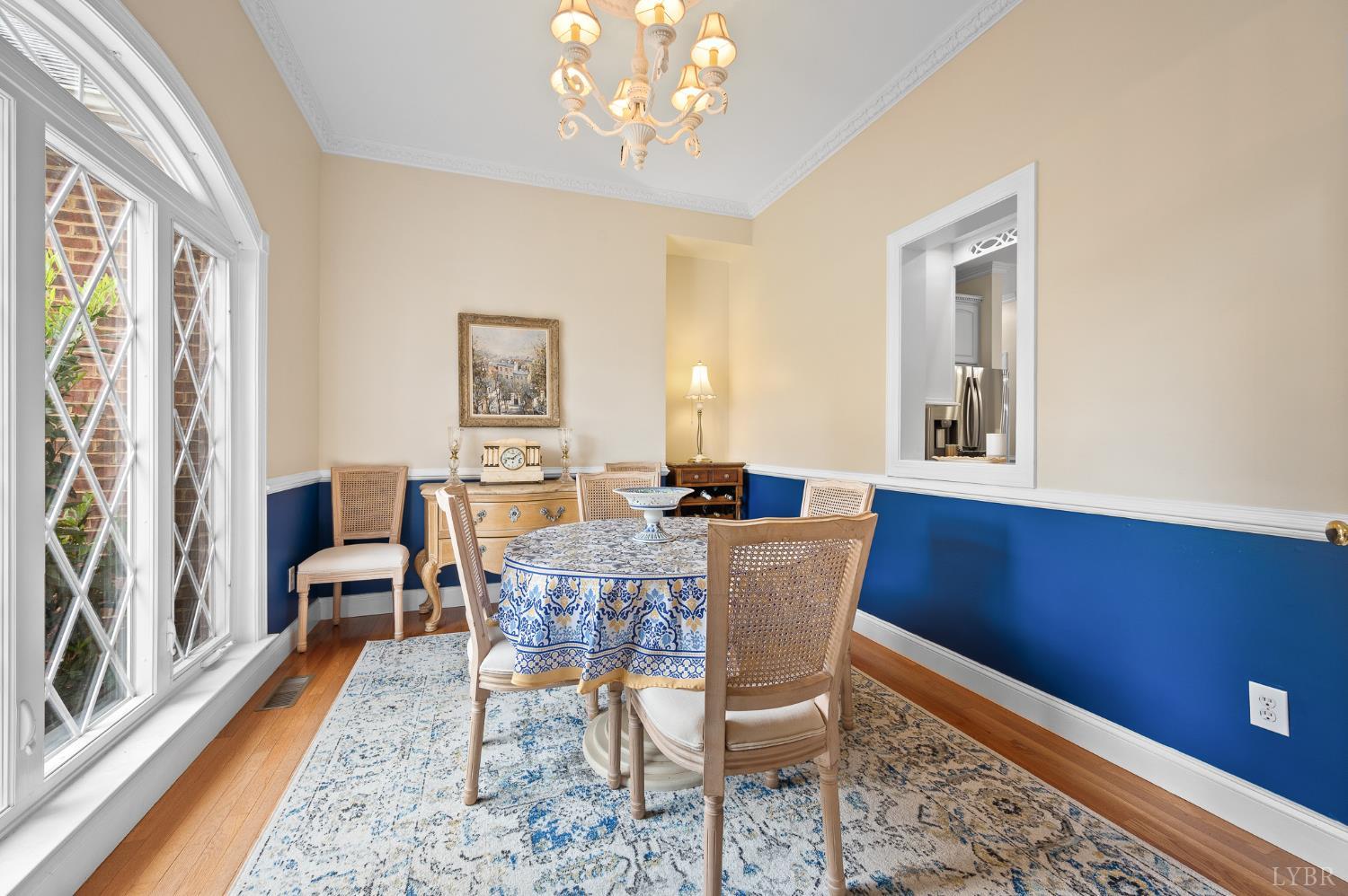 200 North Branch Road Bedford, VA 24523 - Photo 8 of 52 a view of a dining room with furniture a chandelier and wooden floor