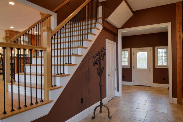 10 Towne Road Middleton, MA 01949 - Photo 16 of 30 a view of entryway with stairs and wooden floor