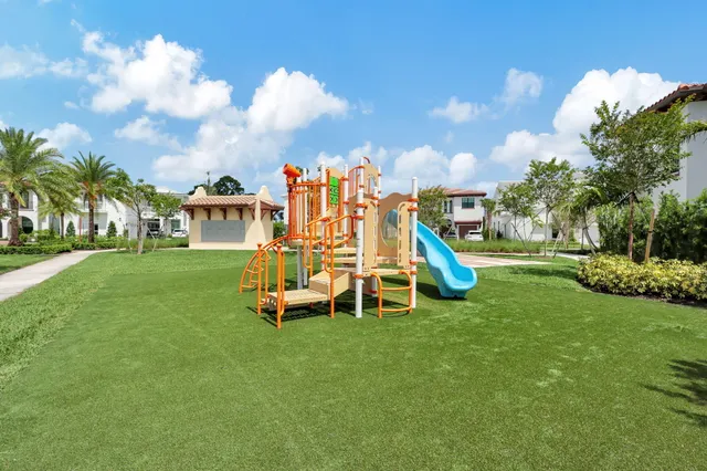 a park with kid zone