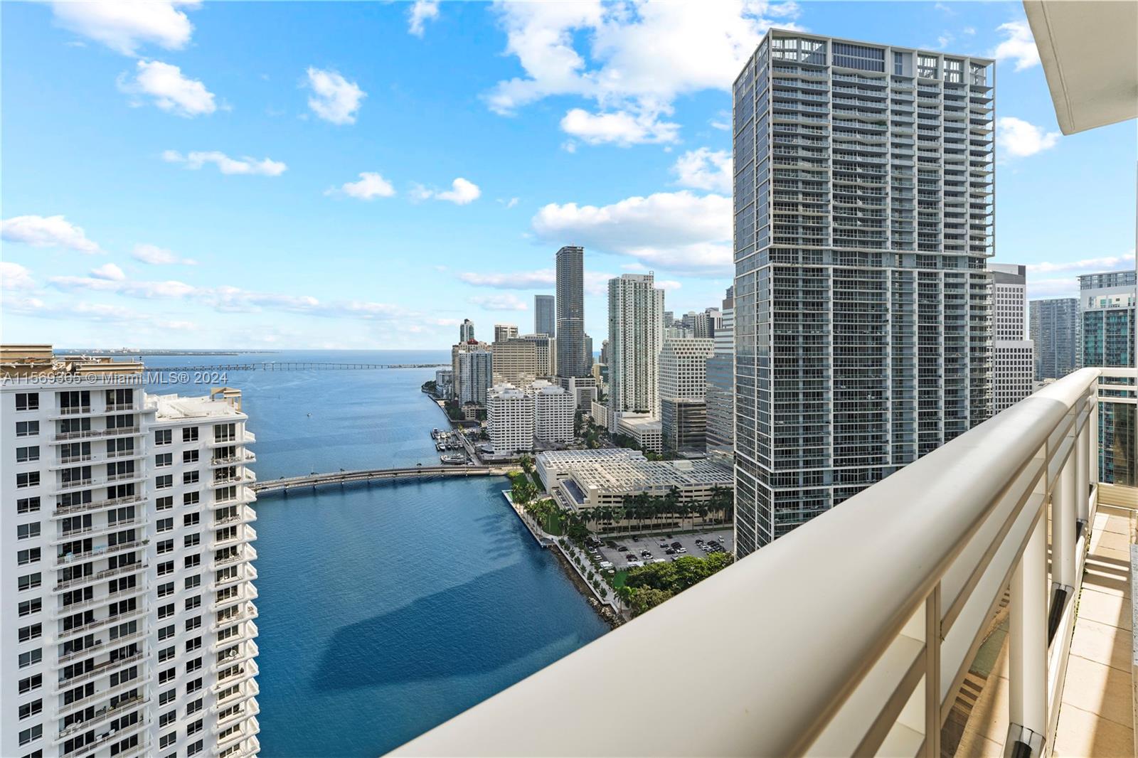 901 Brickell Key Boulevard, Unit 3504 Miami, FL 33131 - Photo 34 of 44 a view of balcony with city view