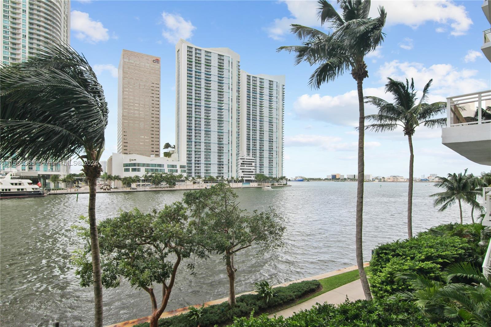 901 Brickell Key Boulevard, Unit 3504 Miami, FL 33131 - Photo 37 of 44 a lake with palm trees next to a palm tree