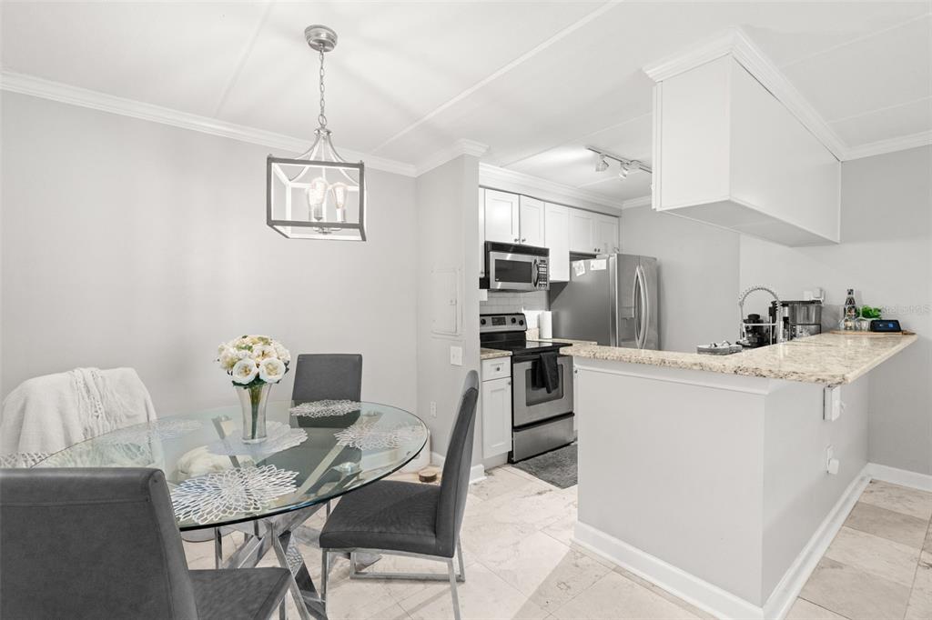107 South Obrien Street, Unit 217 Tampa, FL 33609 - Photo 21 of 39 a view of kitchen and dining area with furniture