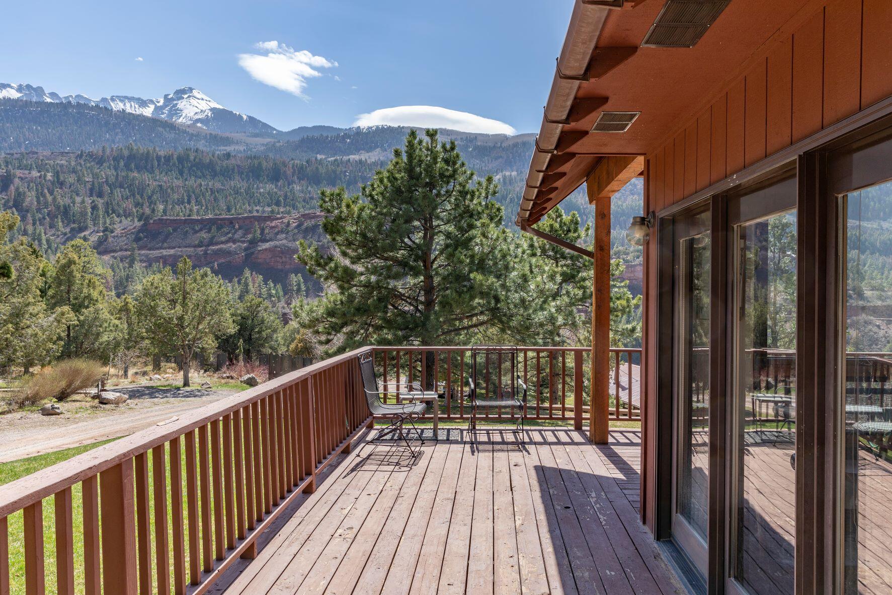 335 Red Stone Road Ridgway, CO 81432 - Photo 15 of 31 deck view west