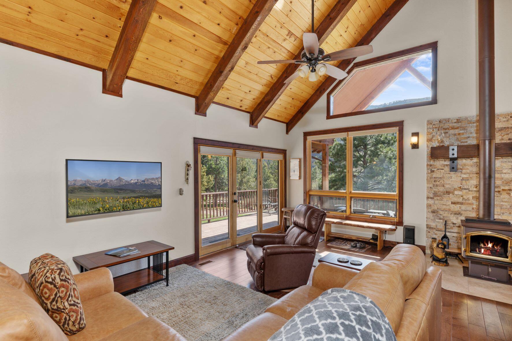335 Red Stone Road Ridgway, CO 81432 - Photo 7 of 31 living room 1