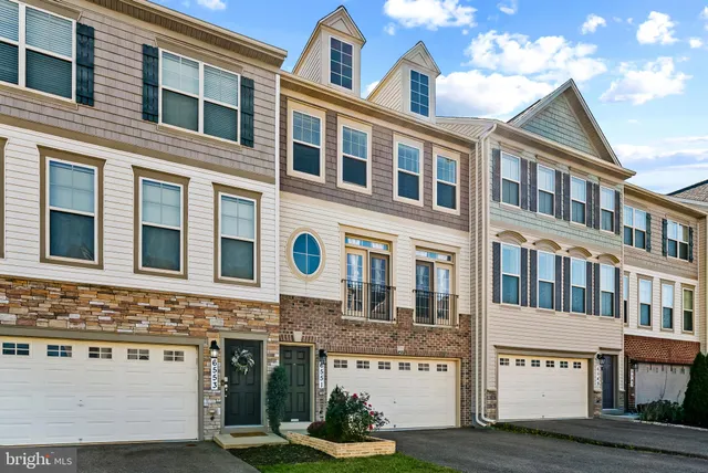 a front view of a building