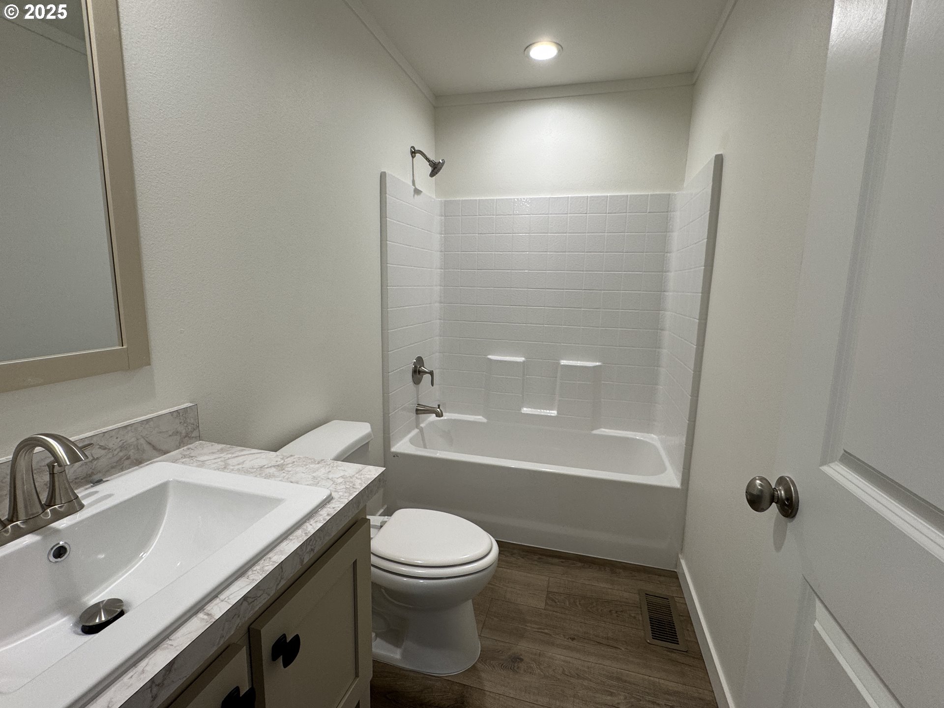 527 West Main Street Goldendale, WA 98620 - Photo 22 of 29 a bathroom with a sink a toilet and shower