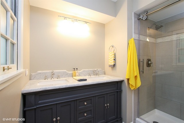 172 Stonegate Road Trout Valley, IL 60013 - Photo 12 of 20 a bathroom with a sink vanity and a mirror
