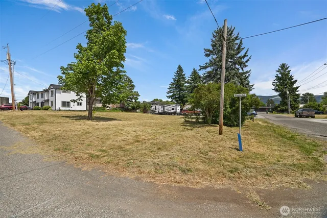 a house with trees in the background