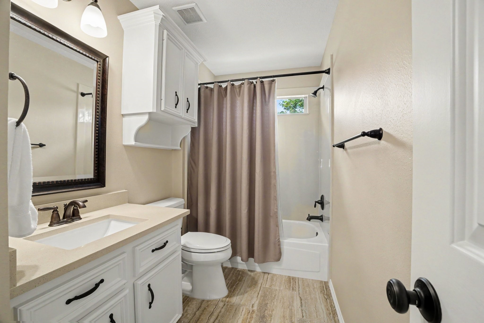 3411 Fir Forest Drive Spring, TX 77388 - Photo 35 of 39 Another updated full bathroom is conveniently located between secondary bedroom 3 and the game room.