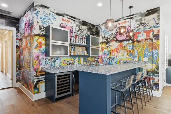 a view of dinning table and chairs in kitchen