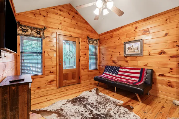 a view of a two chairs in the deck
