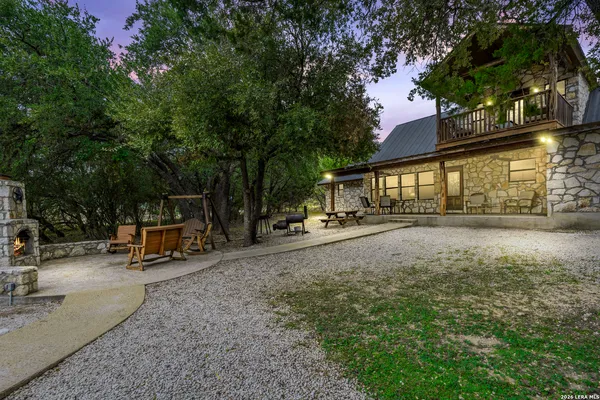 a view of a house with sitting area and sitting area