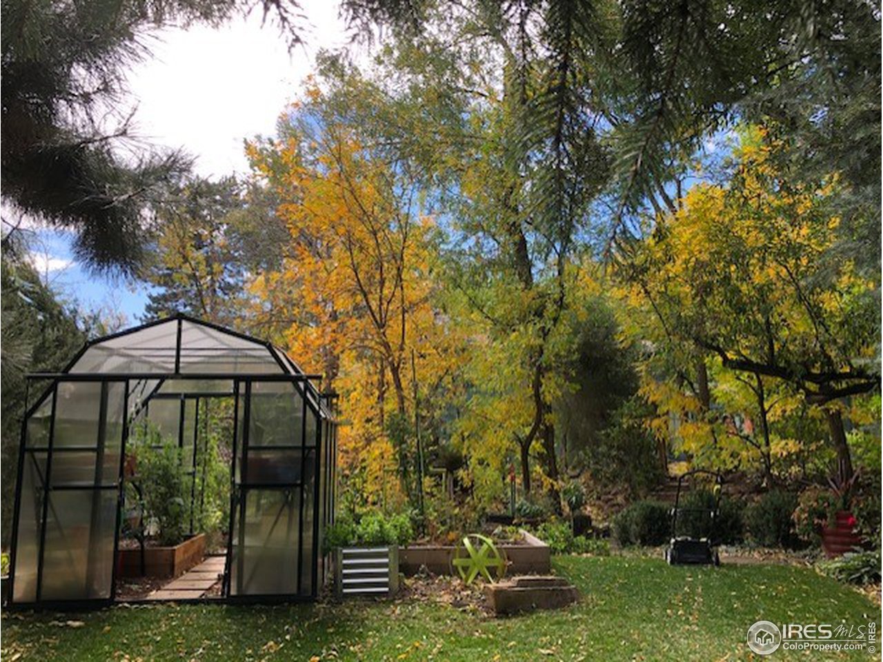 603 Kalmia Avenue Boulder, CO 80304 - Photo 31 of 39 a view of a small yard with plants and trees