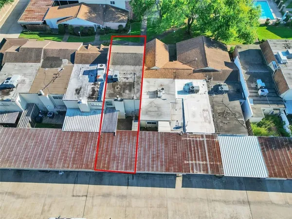 swimming pool view with seating space