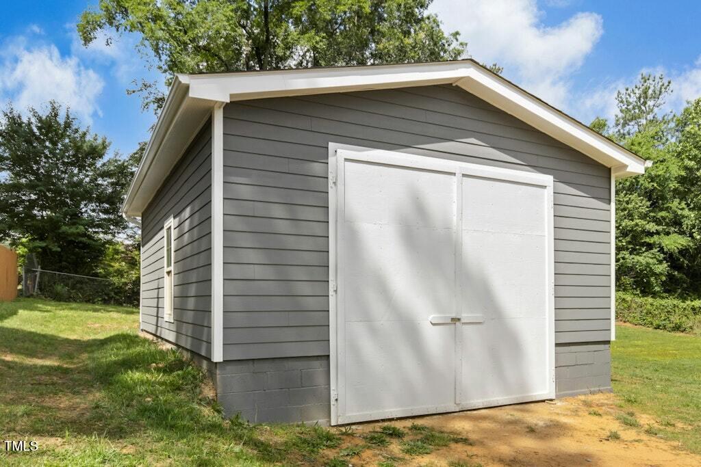4021 Chaucer Drive Durham, NC 27705 - Photo 31 of 36 a backyard of a house