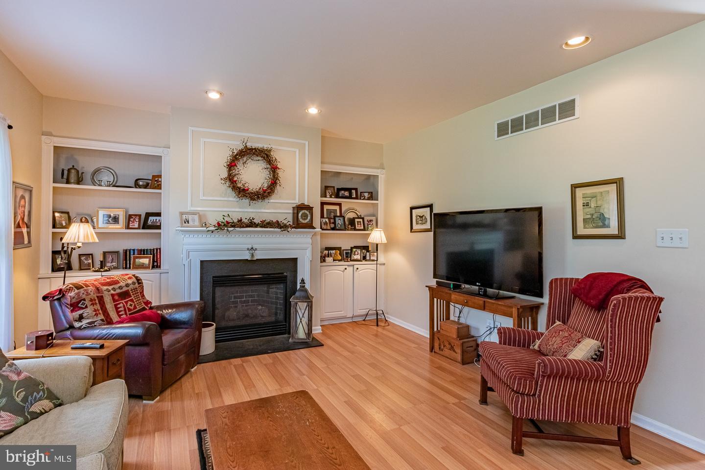 family room - a great place to relax by the fire