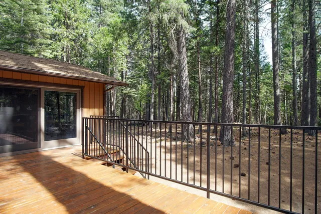 a view of a house with a balcony