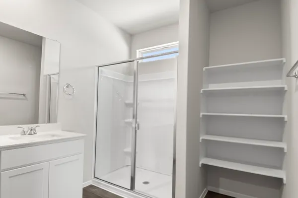 a view of an empty room